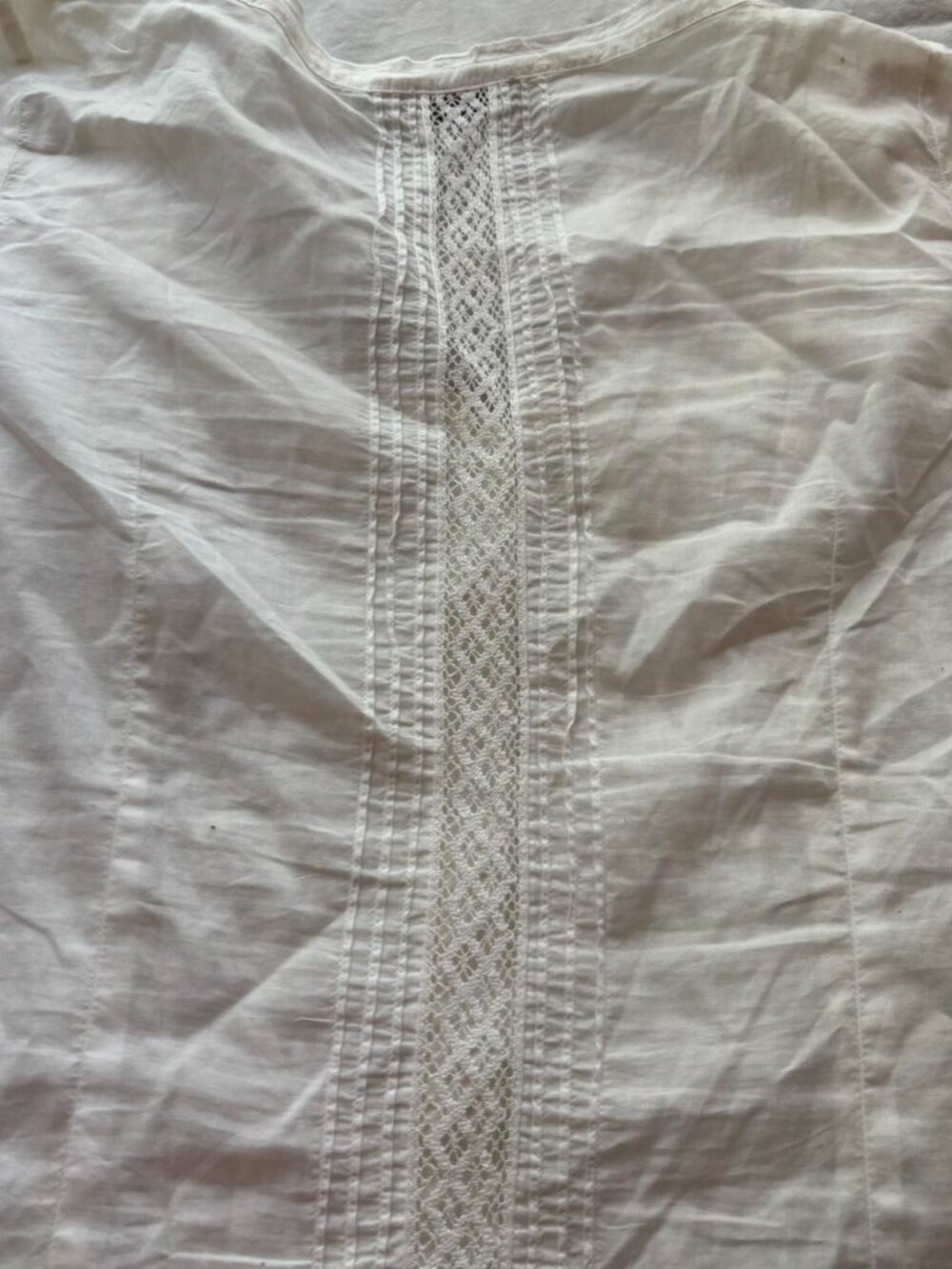 MAX&Co. Women's White and Cream Blouse - Picture 3 of 7